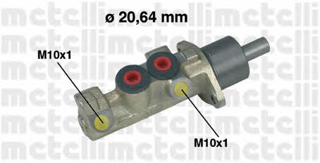 Metelli 05-0146 Brake Master Cylinder 050146: Buy near me in Poland at 2407.PL - Good price!