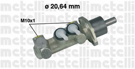Metelli 05-0147 Brake Master Cylinder 050147: Buy near me in Poland at 2407.PL - Good price!