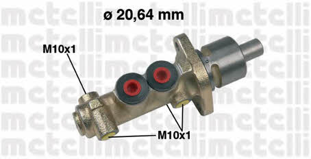 Metelli 05-0149 Brake Master Cylinder 050149: Buy near me at 2407.PL in Poland at an Affordable price!