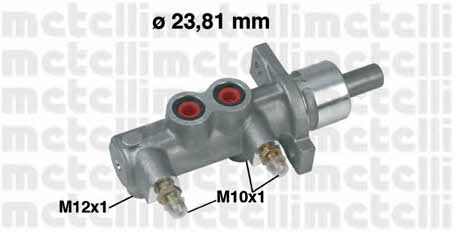 Metelli 05-0165 Brake Master Cylinder 050165: Buy near me in Poland at 2407.PL - Good price!