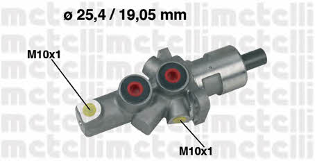 Metelli 05-0176 Brake Master Cylinder 050176: Buy near me in Poland at 2407.PL - Good price!