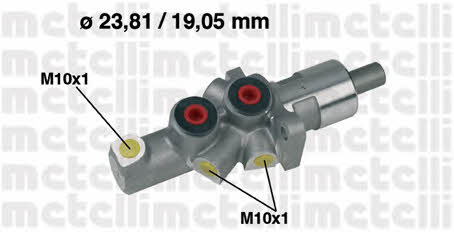Metelli 05-0177 Brake Master Cylinder 050177: Buy near me in Poland at 2407.PL - Good price!