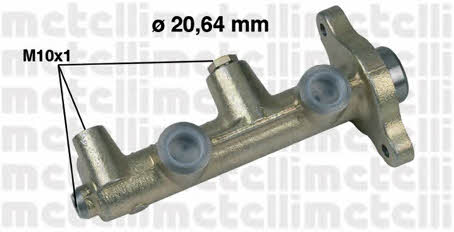 Metelli 05-0179 Brake Master Cylinder 050179: Buy near me in Poland at 2407.PL - Good price!