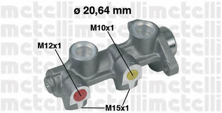 Metelli 05-0180 Brake Master Cylinder 050180: Buy near me in Poland at 2407.PL - Good price!