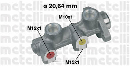 Metelli 05-0184 Brake Master Cylinder 050184: Buy near me in Poland at 2407.PL - Good price!