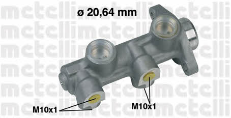 Metelli 05-0186 Brake Master Cylinder 050186: Buy near me in Poland at 2407.PL - Good price!