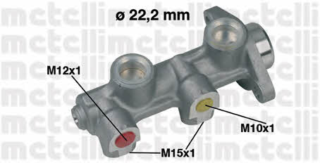 Metelli 05-0189 Brake Master Cylinder 050189: Buy near me in Poland at 2407.PL - Good price!