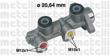 Metelli 05-0190 Brake Master Cylinder 050190: Buy near me in Poland at 2407.PL - Good price!