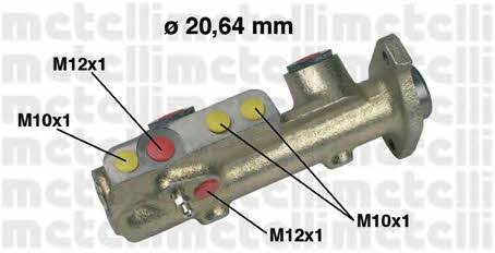 Metelli 05-0192 Brake Master Cylinder 050192: Buy near me in Poland at 2407.PL - Good price!