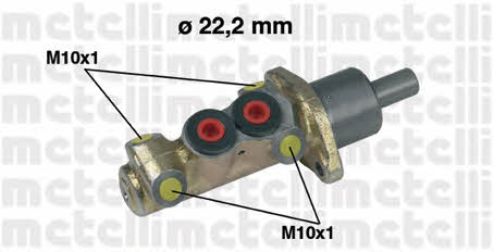 Metelli 05-0196 Brake Master Cylinder 050196: Buy near me in Poland at 2407.PL - Good price!