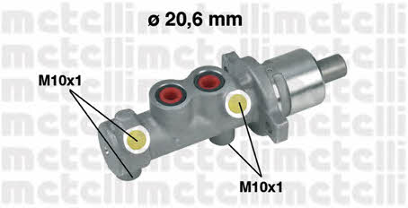 Metelli 05-0199 Brake Master Cylinder 050199: Buy near me in Poland at 2407.PL - Good price!