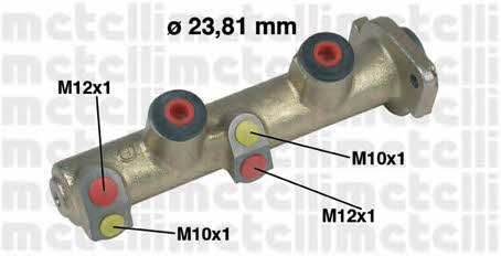 Metelli 05-0201 Brake Master Cylinder 050201: Buy near me in Poland at 2407.PL - Good price!