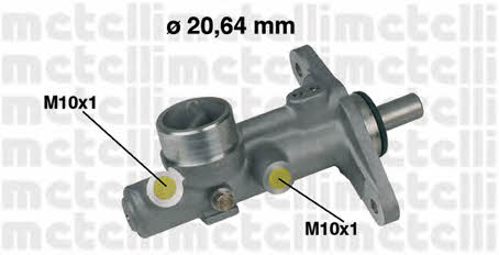Metelli 05-0210 Brake Master Cylinder 050210: Buy near me in Poland at 2407.PL - Good price!