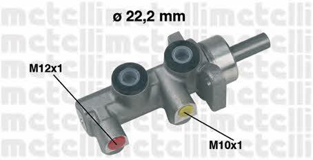 Metelli 05-0229 Brake Master Cylinder 050229: Buy near me in Poland at 2407.PL - Good price!