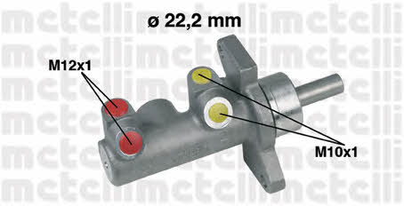 Metelli 05-0230 Brake Master Cylinder 050230: Buy near me in Poland at 2407.PL - Good price!