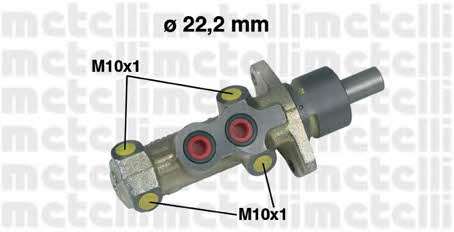 Metelli 05-0233 Brake Master Cylinder 050233: Buy near me in Poland at 2407.PL - Good price!
