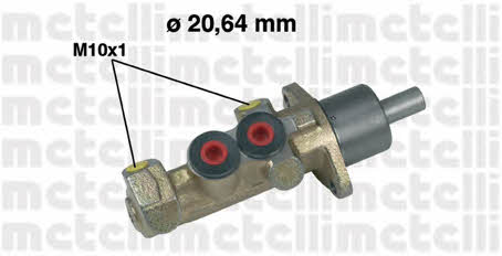 Metelli 05-0242 Brake Master Cylinder 050242: Buy near me in Poland at 2407.PL - Good price!