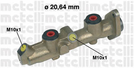 Metelli 05-0251 Brake Master Cylinder 050251: Buy near me in Poland at 2407.PL - Good price!
