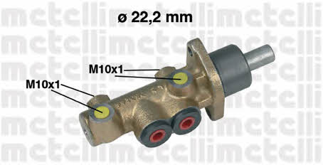 Metelli 05-0278 Brake Master Cylinder 050278: Buy near me in Poland at 2407.PL - Good price!