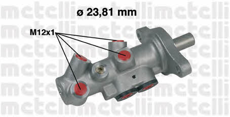 Metelli 05-0295 Brake Master Cylinder 050295: Buy near me in Poland at 2407.PL - Good price!