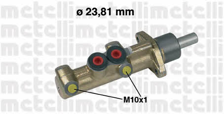Metelli 05-0298 Brake Master Cylinder 050298: Buy near me in Poland at 2407.PL - Good price!