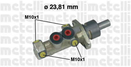 Metelli 05-0299 Brake Master Cylinder 050299: Buy near me in Poland at 2407.PL - Good price!