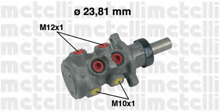 Metelli 05-0312 Brake Master Cylinder 050312: Buy near me in Poland at 2407.PL - Good price!