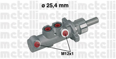 Metelli 05-0314 Brake Master Cylinder 050314: Buy near me in Poland at 2407.PL - Good price!