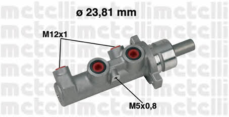 Metelli 05-0317 Brake Master Cylinder 050317: Buy near me in Poland at 2407.PL - Good price!