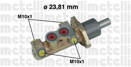 Metelli 05-0325 Brake Master Cylinder 050325: Buy near me in Poland at 2407.PL - Good price!