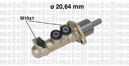 Metelli 05-0340 Brake Master Cylinder 050340: Buy near me in Poland at 2407.PL - Good price!