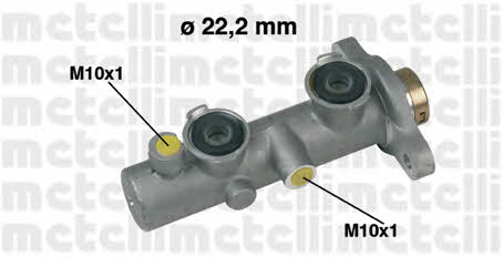 Metelli 05-0342 Brake Master Cylinder 050342: Buy near me in Poland at 2407.PL - Good price!