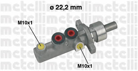 Metelli 05-0348 Brake Master Cylinder 050348: Buy near me in Poland at 2407.PL - Good price!