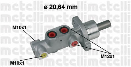 Metelli 05-0357 Brake Master Cylinder 050357: Buy near me in Poland at 2407.PL - Good price!