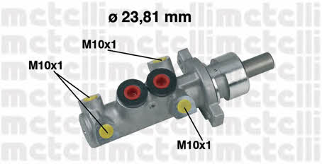 Metelli 05-0361 Brake Master Cylinder 050361: Buy near me in Poland at 2407.PL - Good price!