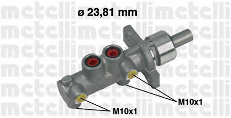 Metelli 05-0377 Brake Master Cylinder 050377: Buy near me in Poland at 2407.PL - Good price!