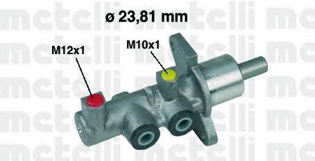 Metelli 05-0379 Brake Master Cylinder 050379: Buy near me in Poland at 2407.PL - Good price!