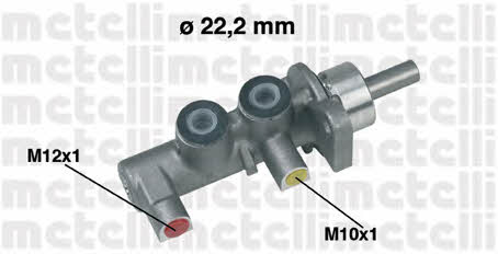 Metelli 05-0380 Brake Master Cylinder 050380: Buy near me in Poland at 2407.PL - Good price!