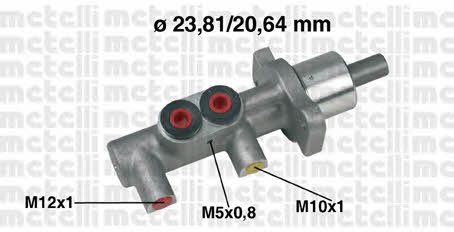 Metelli 05-0382 Brake Master Cylinder 050382: Buy near me in Poland at 2407.PL - Good price!