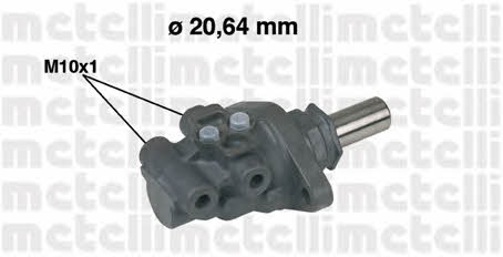 Metelli 05-0384 Brake Master Cylinder 050384: Buy near me in Poland at 2407.PL - Good price!