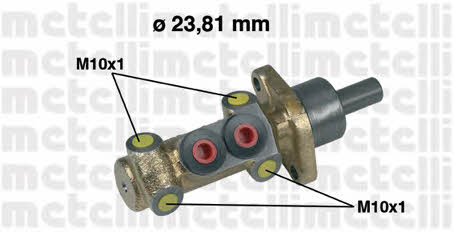 Metelli 05-0398 Brake Master Cylinder 050398: Buy near me in Poland at 2407.PL - Good price!