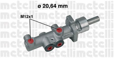 Metelli 05-0404 Brake Master Cylinder 050404: Buy near me in Poland at 2407.PL - Good price!