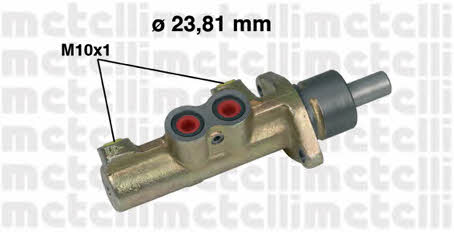 Metelli 05-0411 Brake Master Cylinder 050411: Buy near me in Poland at 2407.PL - Good price!