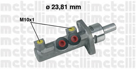 Metelli 05-0412 Brake Master Cylinder 050412: Buy near me in Poland at 2407.PL - Good price!