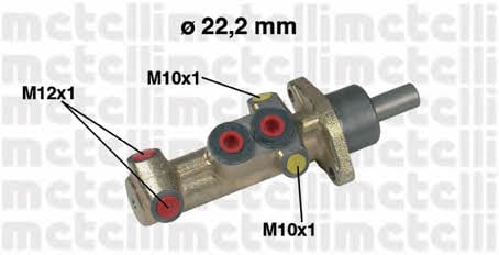 Metelli 05-0417 Brake Master Cylinder 050417: Buy near me in Poland at 2407.PL - Good price!