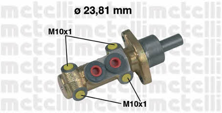 Metelli 05-0418 Brake Master Cylinder 050418: Buy near me in Poland at 2407.PL - Good price!