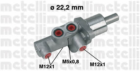 Metelli 05-0436 Brake Master Cylinder 050436: Buy near me in Poland at 2407.PL - Good price!