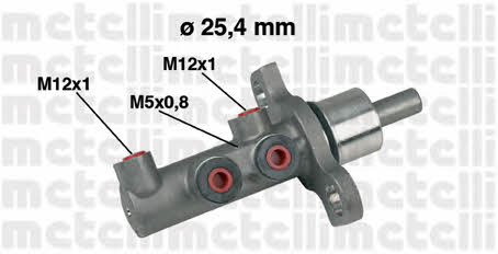 Metelli 05-0439 Brake Master Cylinder 050439: Buy near me in Poland at 2407.PL - Good price!