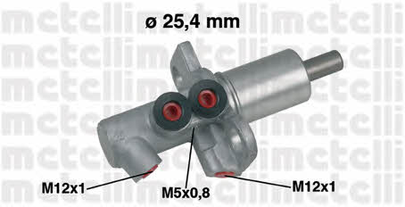 Metelli 05-0458 Brake Master Cylinder 050458: Buy near me in Poland at 2407.PL - Good price!