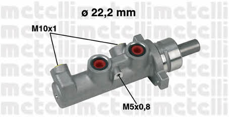 Metelli 05-0471 Brake Master Cylinder 050471: Buy near me in Poland at 2407.PL - Good price!